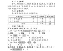 2023年河北省高職單招考試十類 和高職單招對口電子電工類、對口計算機類 文化素質(zhì)（數(shù)學(xué)）考試大綱